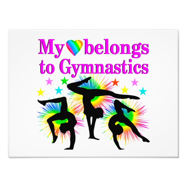 GYMNASTIK FOTODRUCK (Vorne)