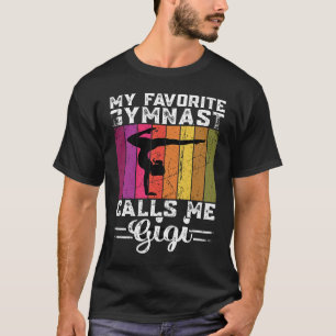 Gymnastik Frauen Großmutter Gigi Gymnast Tanz Retr T-Shirt