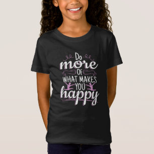 Gymnastik für Mädchen - Motivierend Glücksangebot T-Shirt