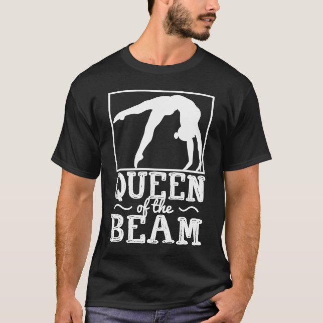 Gymnastik für Mädchen Royal Gymnast Tumbler T-Shirt (Vorderseite)