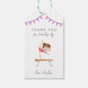 Gymnastik Gastgeschenk Tag Geschenkanhänger