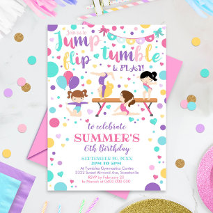 Gymnastik Geburtstag Einladung Gymnastik Party