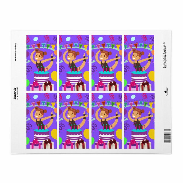 Gymnastik Geburtstagsparty (Vorne)