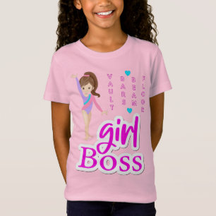 Gymnastik Girl Boss T - Shirt