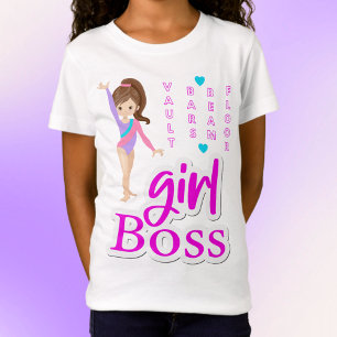 Gymnastik Girl Boss T - Shirt