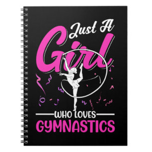 Gymnastik Girl Funny Acrobatic Girl Notizblock