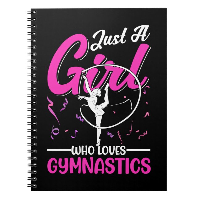 Gymnastik Girl Funny Acrobatic Girl Notizblock (Vorderseite)
