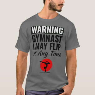 Gymnastik Gymnast Backflip Tanz Sport Funny 9 T-Shirt