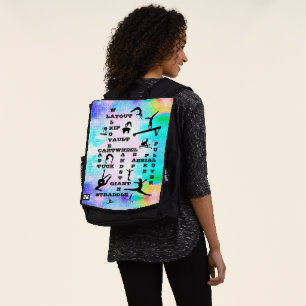 Gymnastik Gymnast Crosswords Rucksack