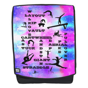 Gymnastik Gymnast Crosswords Rucksack