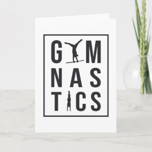 Gymnastik Gymnast Unven Bars Hopper Acrobat Mat Karte