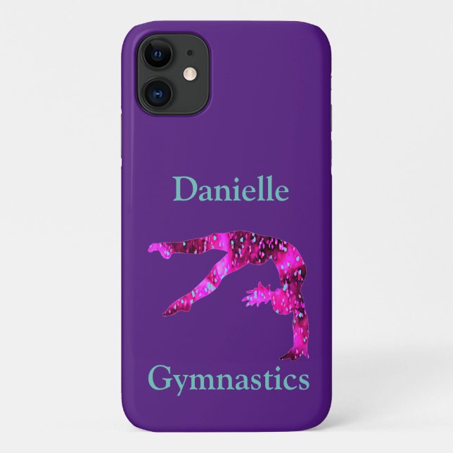 Gymnastik Handspring Personalisiert Case-Mate iPhone Hülle (Rückseite)