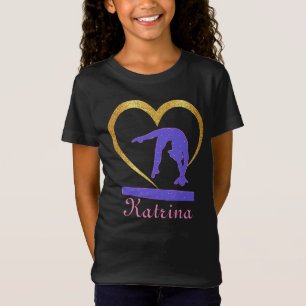 Gymnastik Herz des Goldenen Turniers T-Shirt