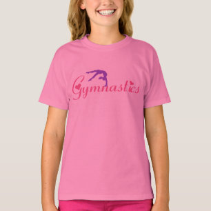 Gymnastik-Herz-Shirt-Rosa T-Shirt