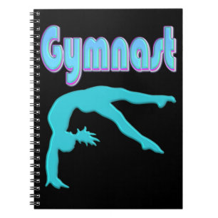 Gymnastik Hinterhand Ausstieg Aquamarin Notizblock