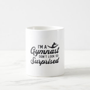 Gymnastik, ich bin ein Gymnastiker. Nicht so überr Kaffeetasse