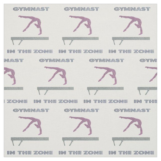 Gymnastik in der Zone Balance Beam Stoff (Muster)