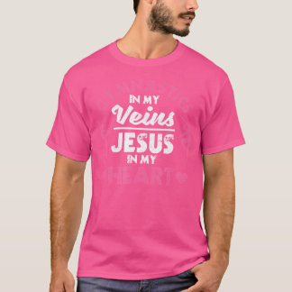 Gymnastik in meinen Adern Jesus in meinem Herzen C T-Shirt