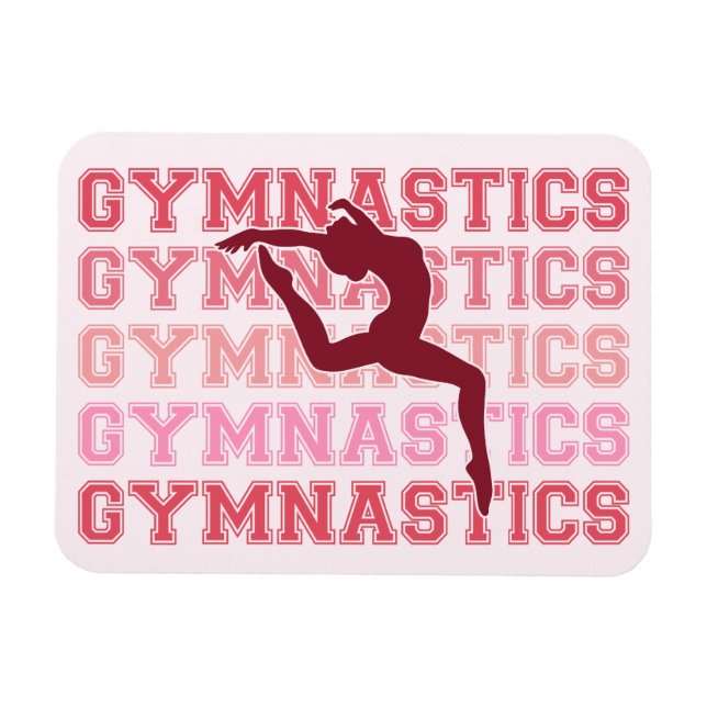 Gymnastik Inspiriert Magnet (Horizontal)