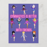 Gymnastik ist besser mit Freunden
