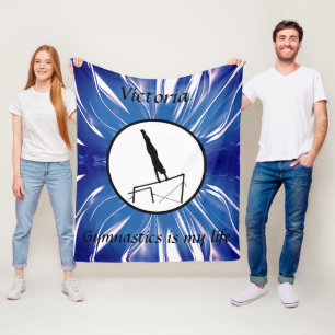 Gymnastik ist mein Leben - Custom Gymnastic Uneven Fleecedecke