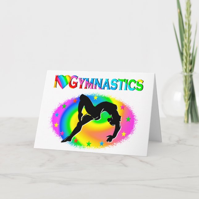 GYMNASTIK IST MEIN LEBEN KARTE (Vorderseite)