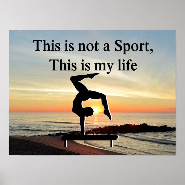 GYMNASTIK IST MEIN LEBEN POSTER (Vorne)