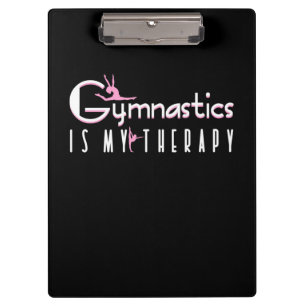 Gymnastik ist meine Therapie Klemmbrett