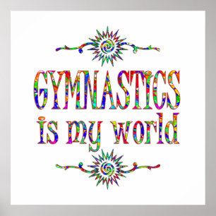 Gymnastik ist Meine Welt Poster