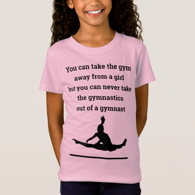Gymnastik kann nicht von einem Gymnast-T - Shirt e (Vorderseite)