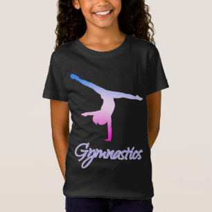 Gymnastik Karton Pastell Pink Lila Blau T-Shirt