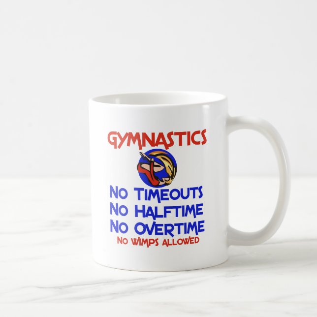 Gymnastik keine Wimps Tasse (Rechts)