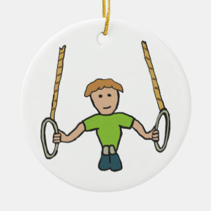 Gymnastik Keramik Ornament