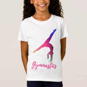 Gymnastik Kickover Pastel Pink Lila Blue T-Shirt