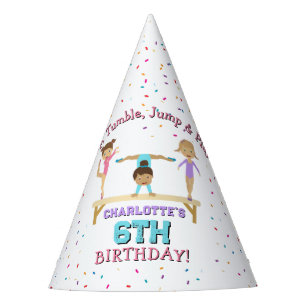 Gymnastik Kinder Mädchen Geburtstagsparty Thema Partyhütchen