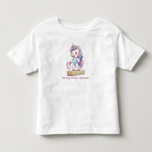 Gymnastik Kindermädchen-T-Shirt Kleinkind T-shirt