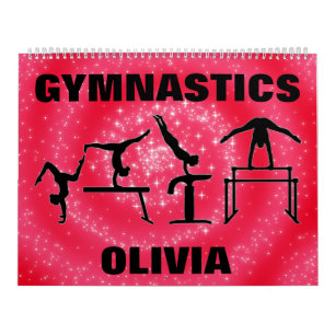 Gymnastik Kirchen Sparkle Swirl Kalender