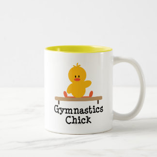 Gymnastik-Küken-Tasse Zweifarbige Tasse