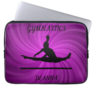 Gymnastik LAPTOP SLEEVE mit personalisiertem Namen