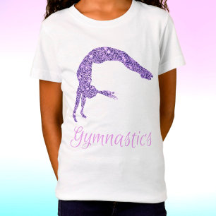 Gymnastik Lila Lilac Shimmer T - Shirt