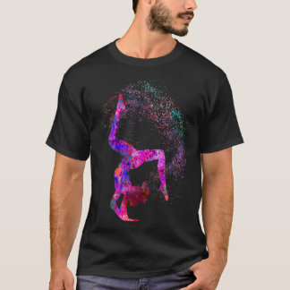 Gymnastik Mädchen Aquarellgymnastik im Geschenk 5 T-Shirt