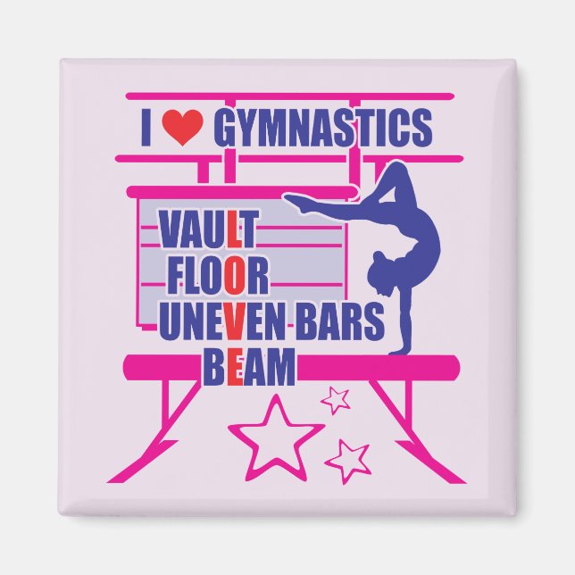 Gymnastik Magnet (Vorne)