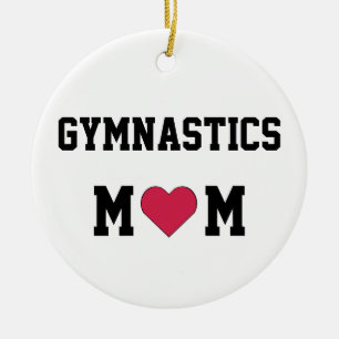 Gymnastik-Mama Keramikornament