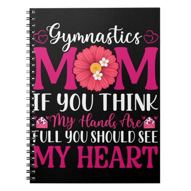 Gymnastik Mama Notizblock (Vorderseite)