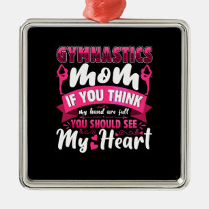 Gymnastik Mama Ornament Aus Metall