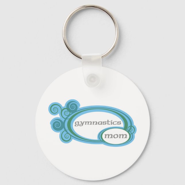Gymnastik Mama Schlüsselanhänger (Vorderseite)