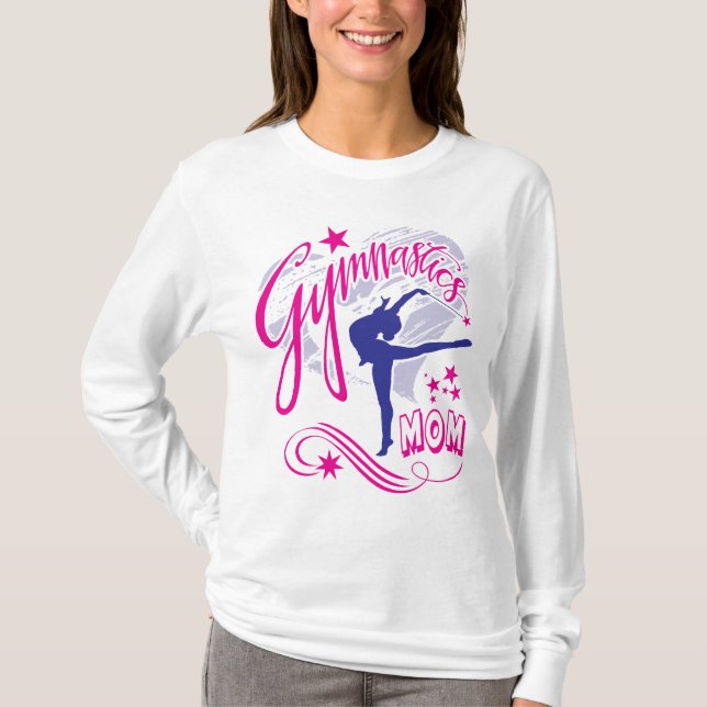 Gymnastik-Mama T-Shirt (Vorderseite)