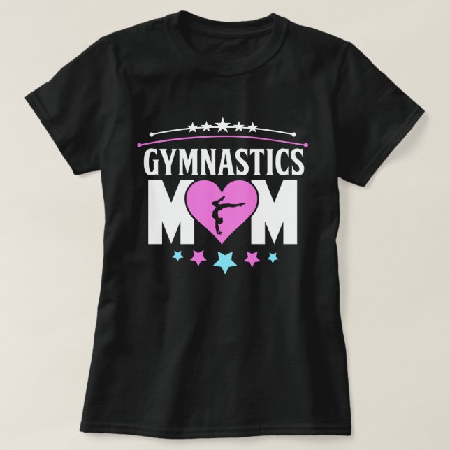 Gymnastik Mama T-Shirt (Design vorne)