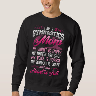 Gymnastik Mama Tochter Athlete Gymnastin Mutter Sweatshirt