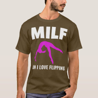 Gymnastik Mann I Liebe Drehend Funny Cheerleader G T-Shirt